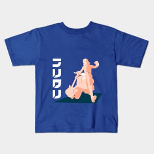 FLCL Haruko Haruhara Kids T-Shirt